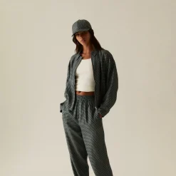 Sale Kith Women Gesa Monogram Silk Coach Jacket Serpentine