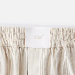 Store Kith Women Ida Logo Stripe Boxer Short Canvas