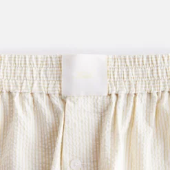 Outlet Kith Women Ida Seersucker Boxer Short Sunrise