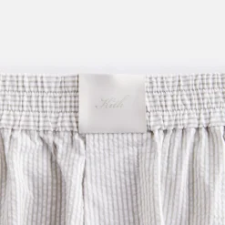 Cheap Kith Women Ida Seersucker Straight Pant Verdant