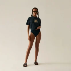 Cheap Kith Women Iris Box Logo Vintage Tee Serpentine