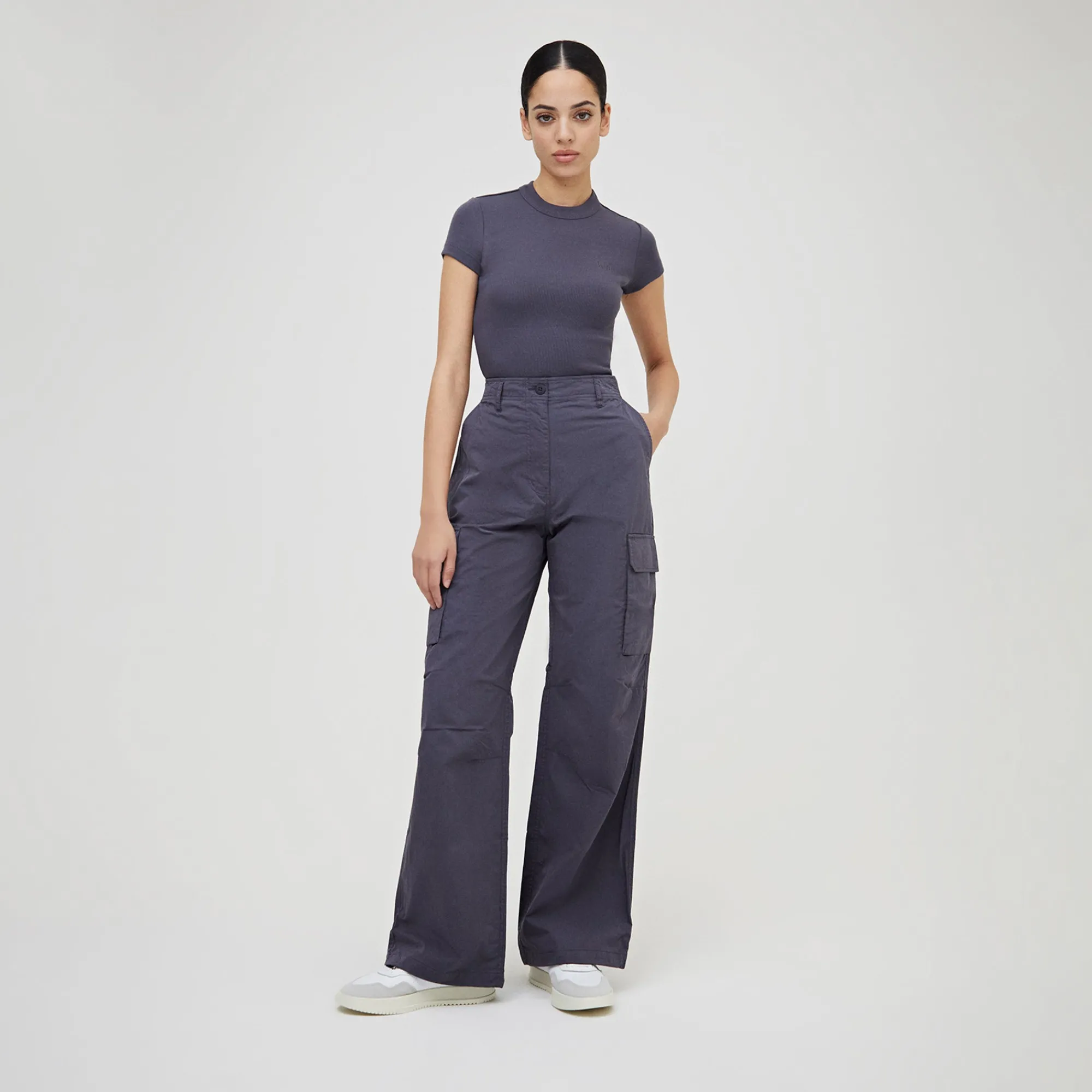 Outlet Kith Women Leighton Parachute Pant Battleship