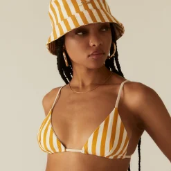 Hot Kith Women Lucia Ii Striped Triangle Top Flash