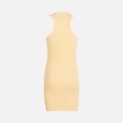 Online Kith Women Lyra Waffle Mini Dress Sun Coral