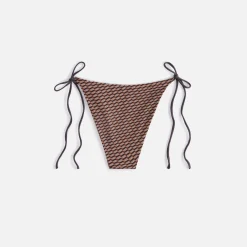 Cheap Kith Women Mae Monogram Tie Bottom Canvas