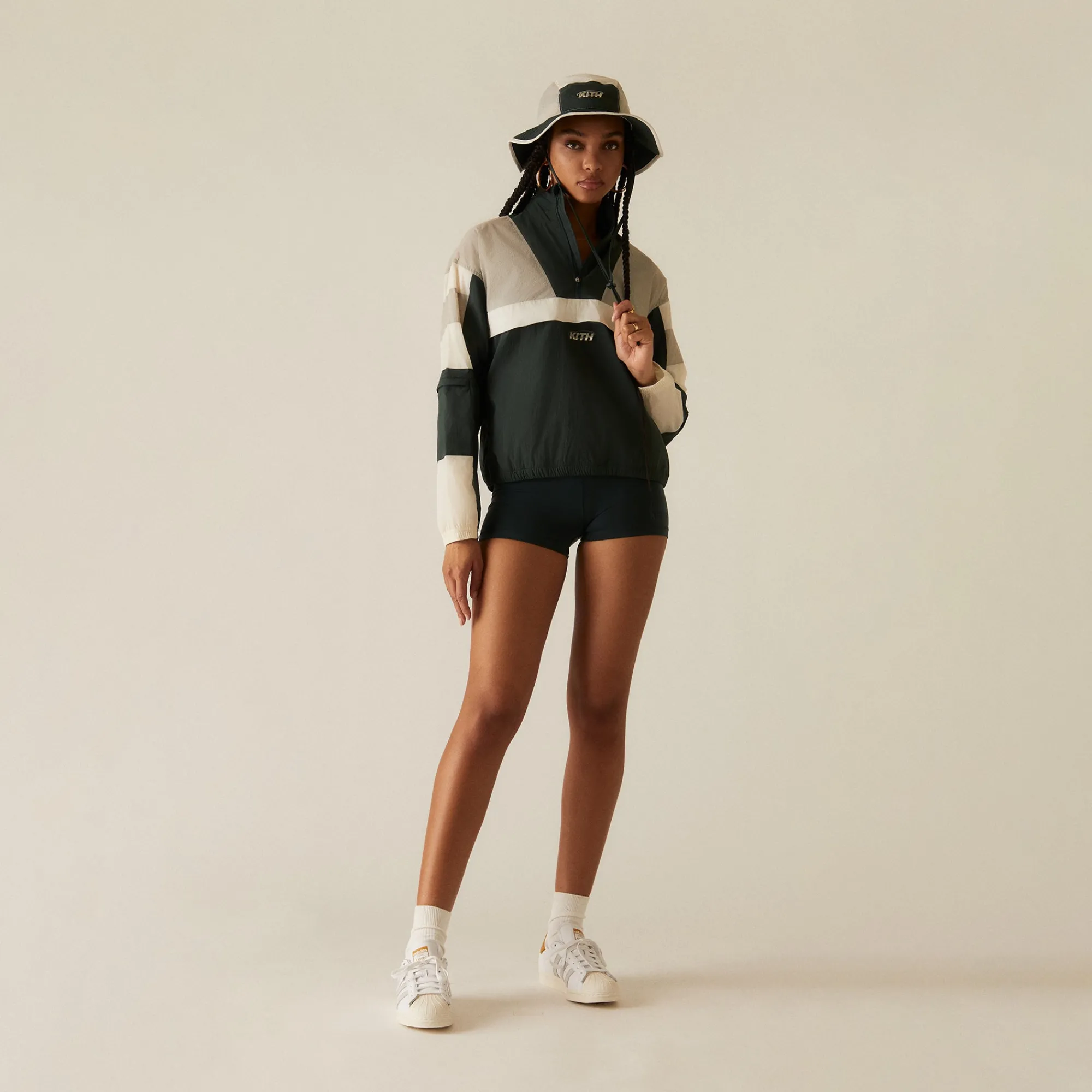Outlet Kith Women Mila Half-Zip Jacket Serpentine