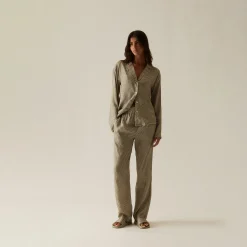 Sale Kith Women Monogram Amalia Long Sleeve Verdant