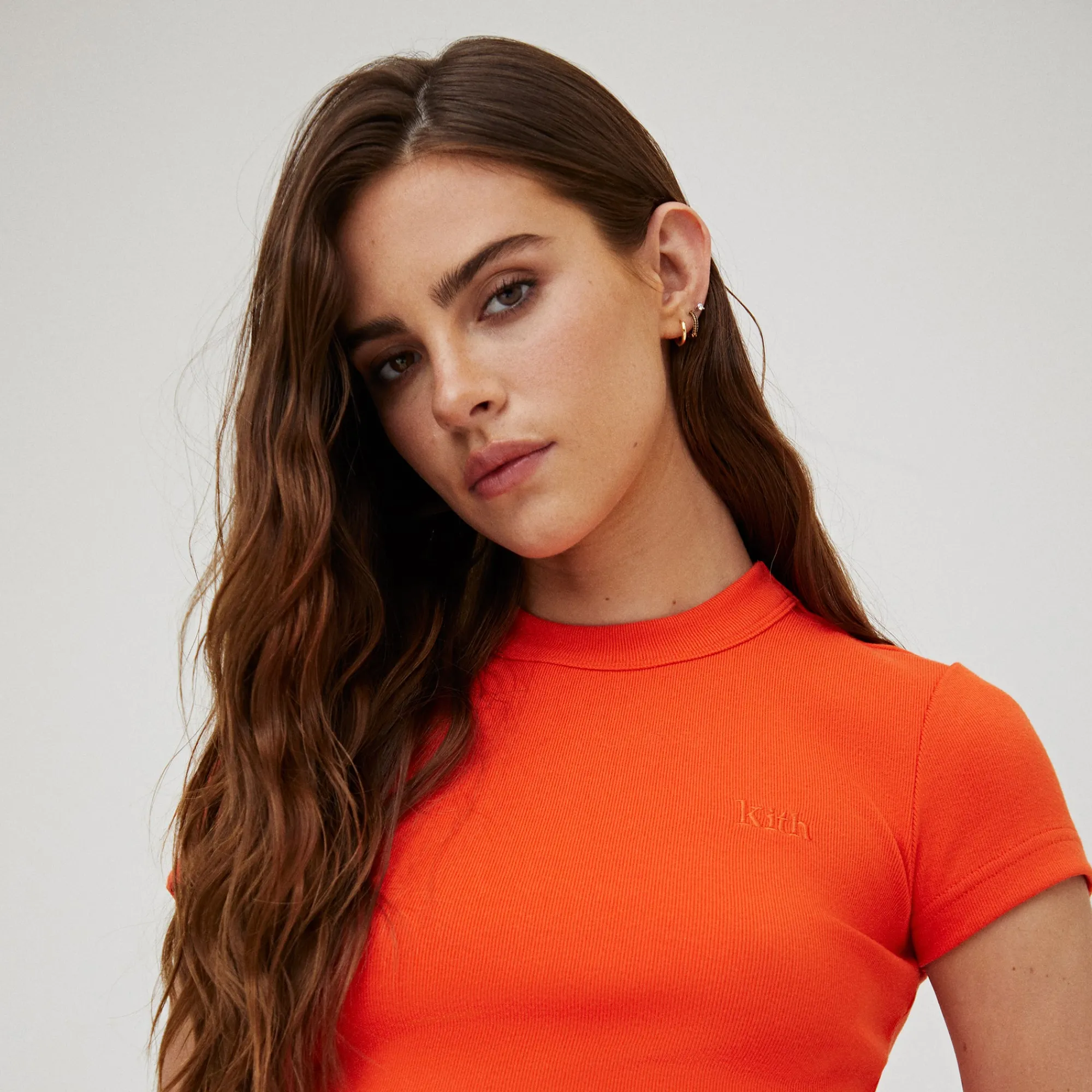 Hot Kith Women Mulberry Tee Ii Poppy