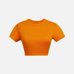 Discount Kith Women Mulberry Textured Logo Tee Roe