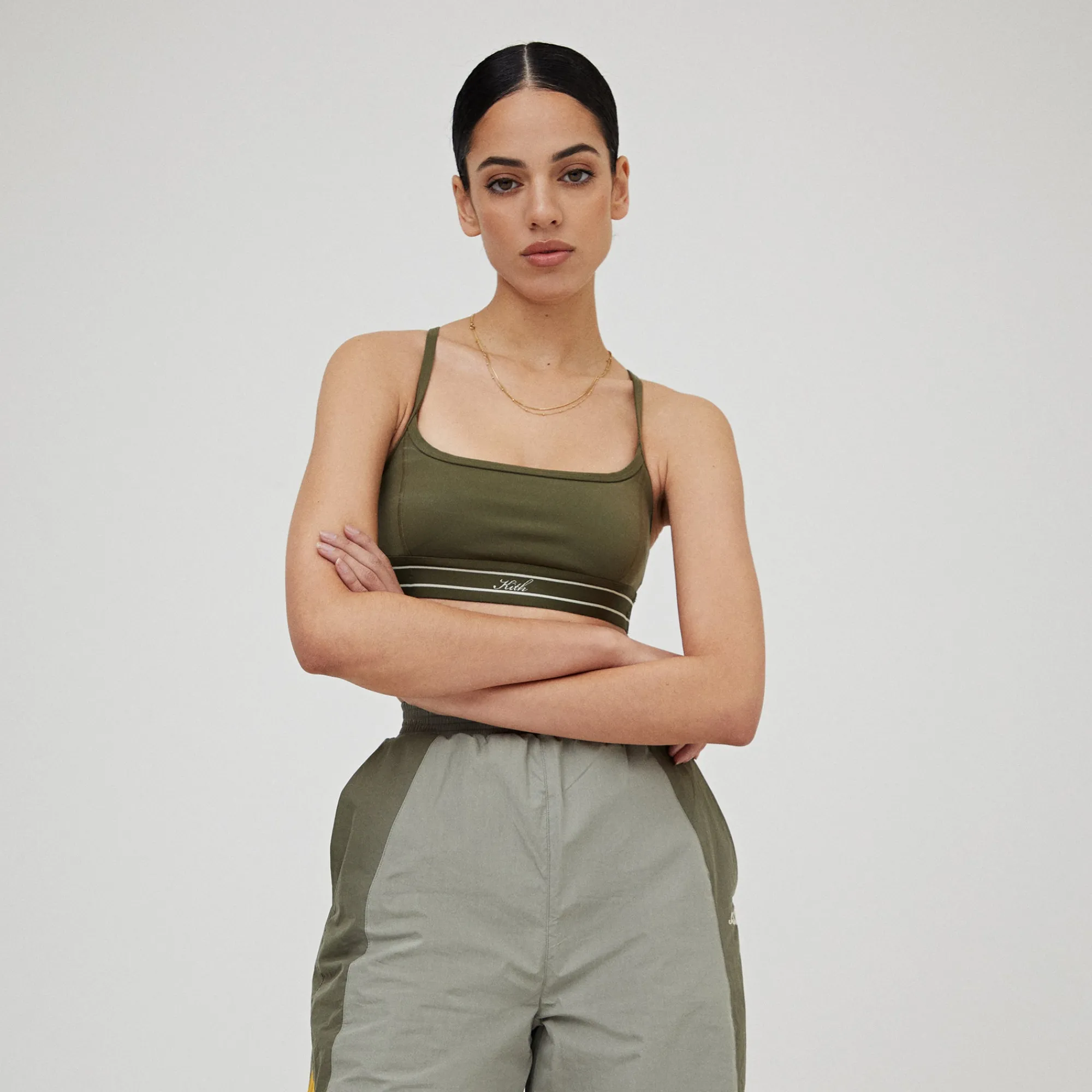 Hot Kith Women Nadia Low Impact Bra Chelonian