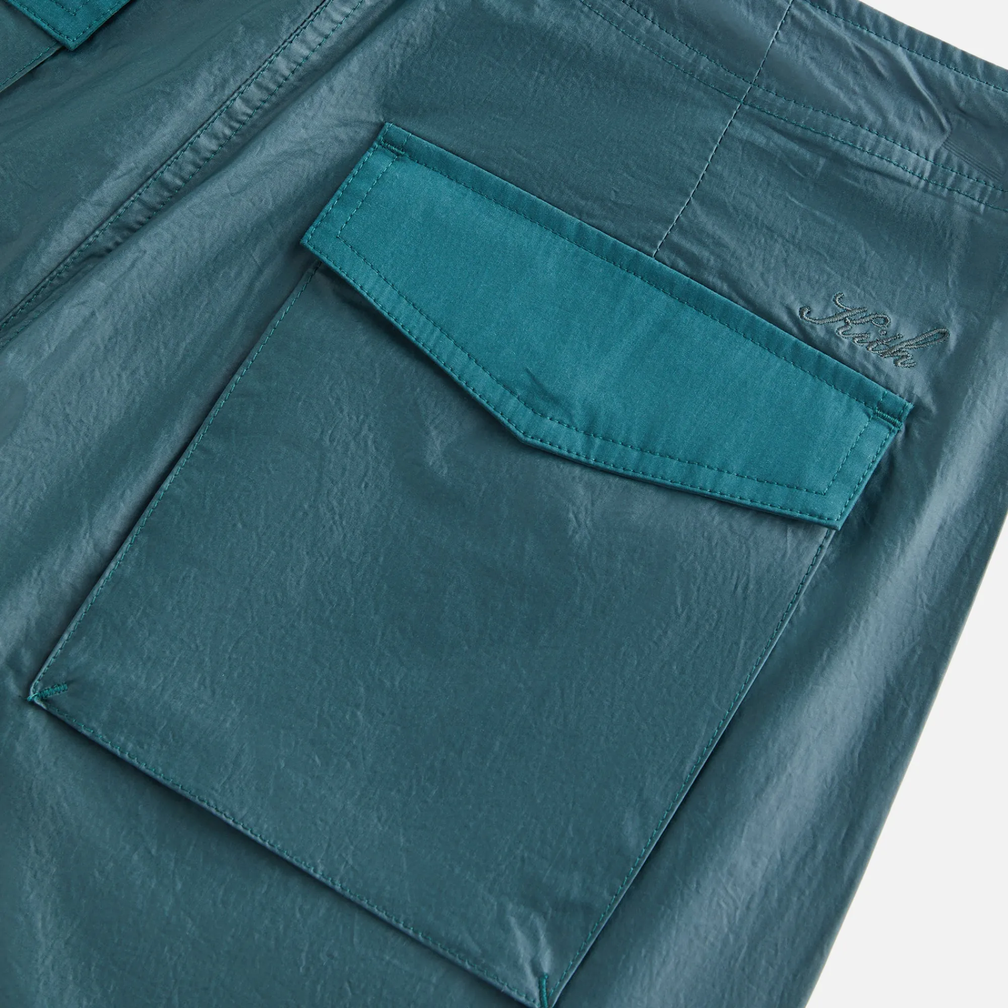 Flash Sale Kith Women Nuru Laminated Cotton Parachute Pant Chronicle