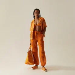 Outlet Kith Women Nuru Sheer Parachute Pant Roe