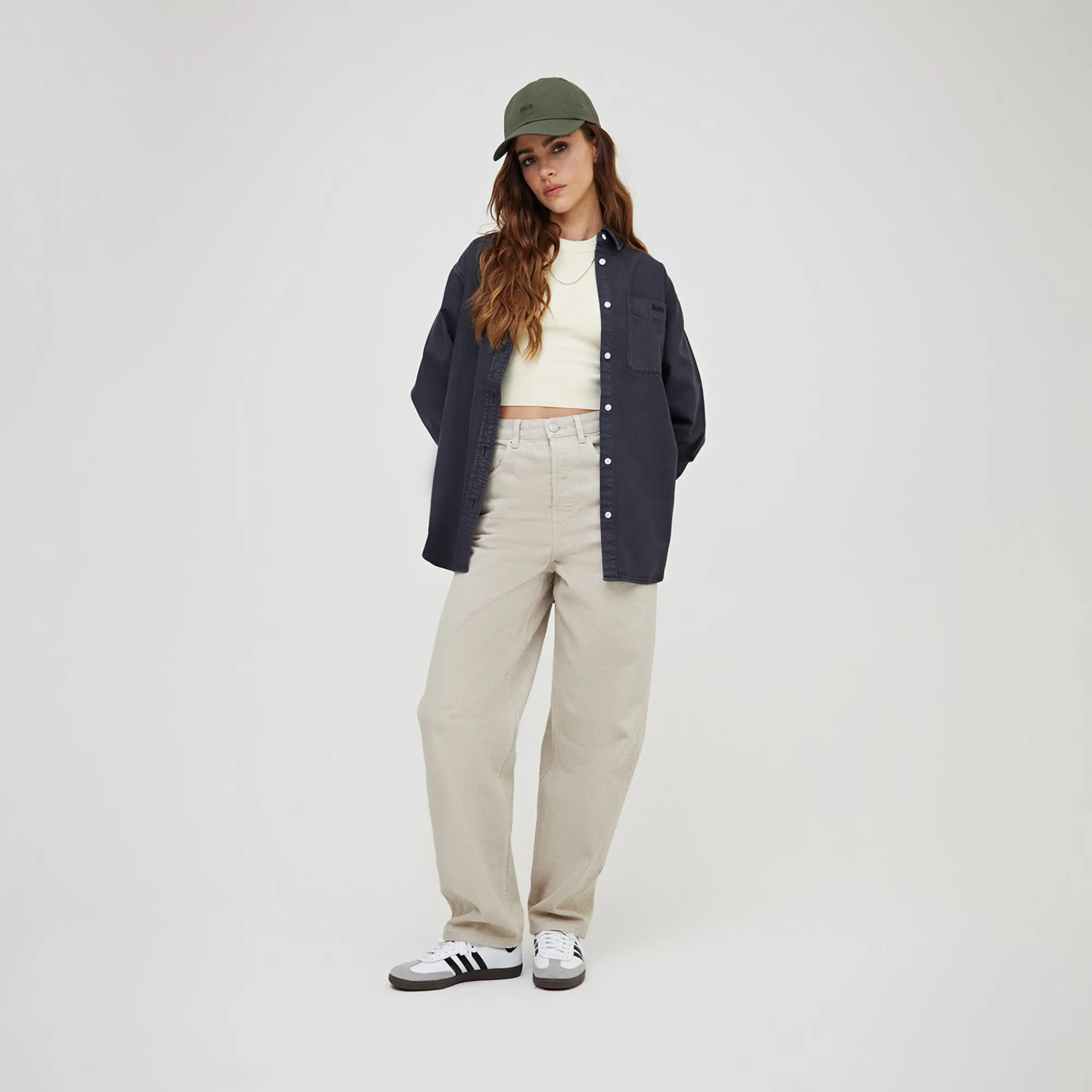 Outlet Kith Women Ora Ii Denim Shirt Washed Black