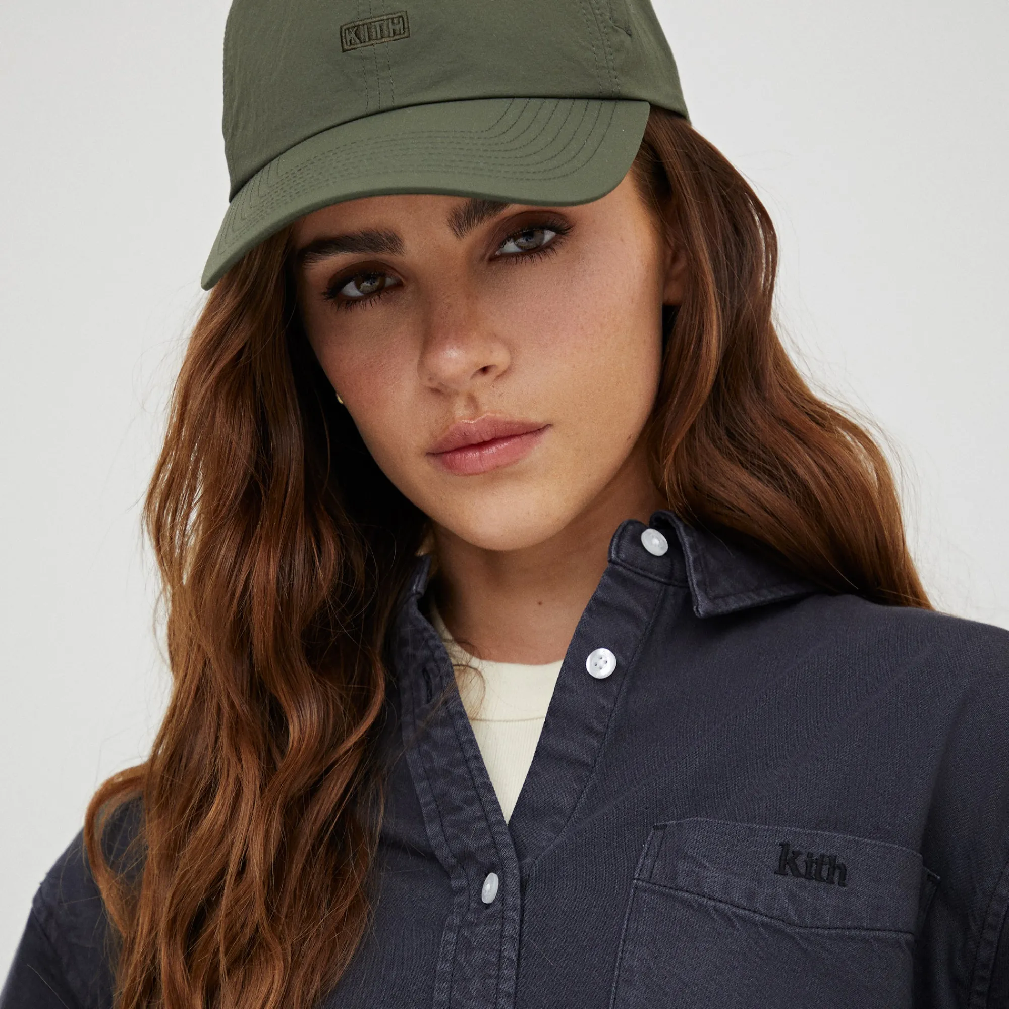 Outlet Kith Women Ora Ii Denim Shirt Washed Black