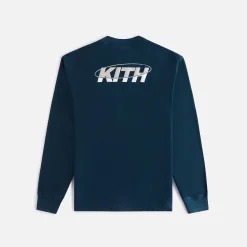 Cheap Kith Women Orbit Sonoma Long Sleeves Tee Serpentine