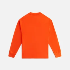 Best Sale Kith Women Oversized Sonoma Long Sleeve Tee Poppy