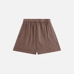 Sale Kith Women Rayne Monogram Silk Short Canvas