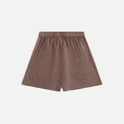 Sale Kith Women Rayne Monogram Silk Short Canvas