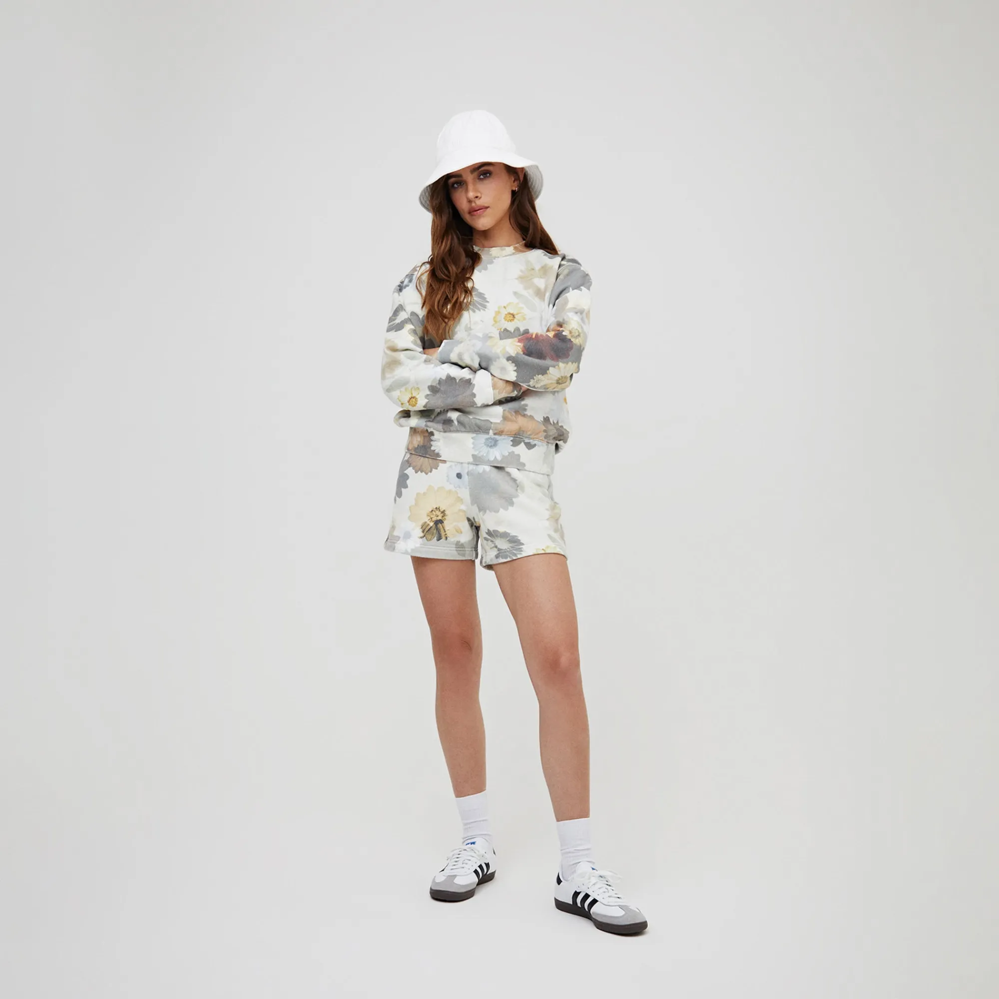 Cheap Kith Women Rayne Sweatshort Waffle