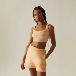 Clearance Kith Women Rayne Sweatshort Sun Coral