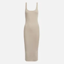 Best Sale Kith Women Rib Anthea Midi Dress Canvas