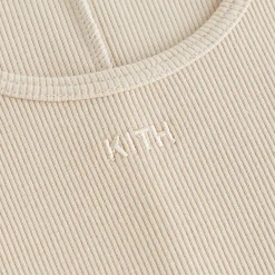 Best Sale Kith Women Rib Anthea Midi Dress Canvas