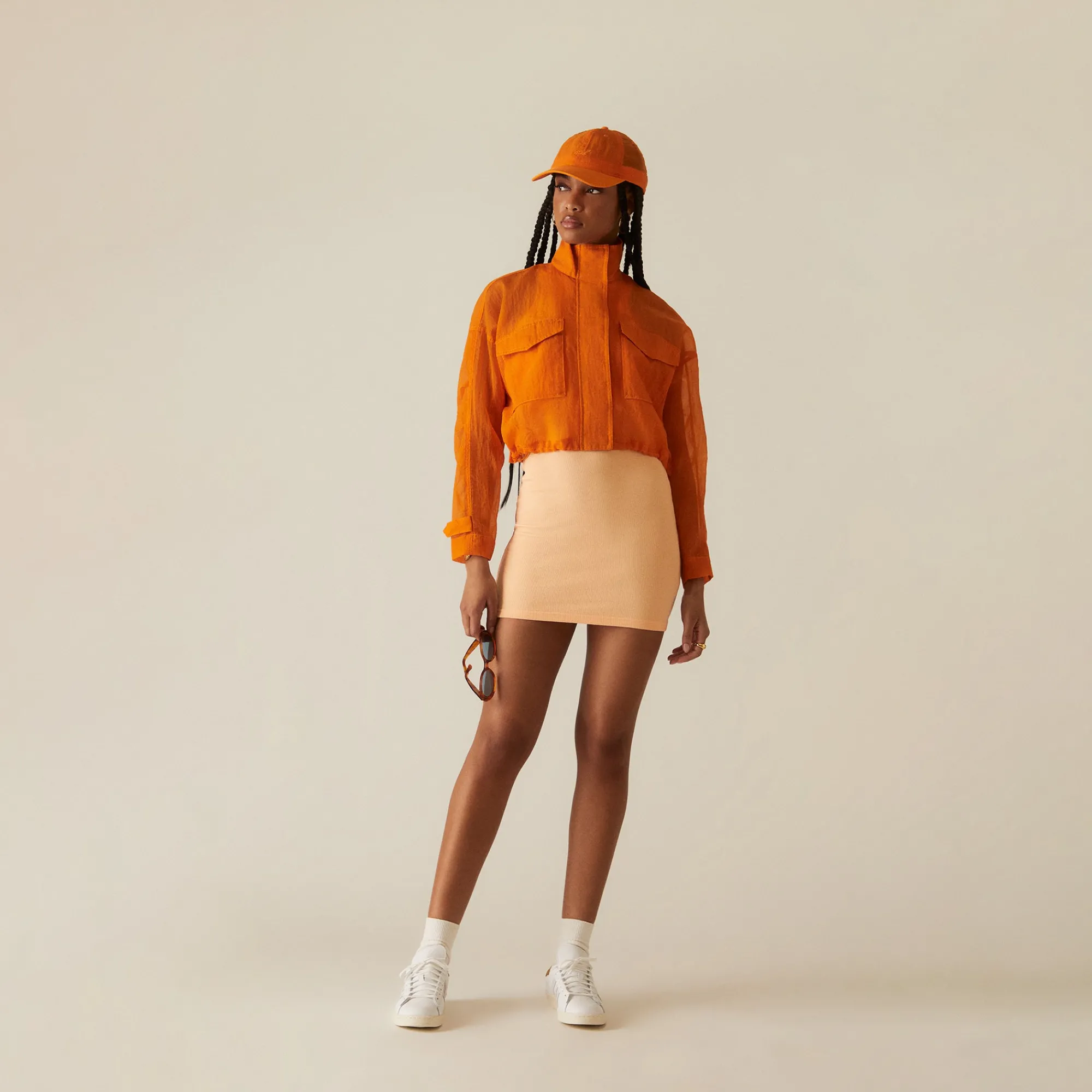 Outlet Kith Women Shiloh Cropped Surplus Jacket Roe