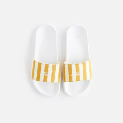 Shop Kith Women Striped Slides Flash