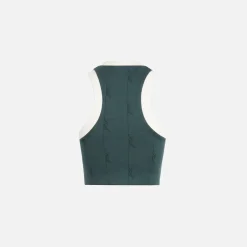 Outlet Kith Women Tiana Pique Logo Knit Tank Serpentine