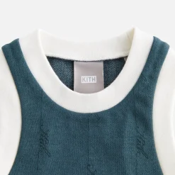 Outlet Kith Women Tiana Pique Logo Knit Tank Serpentine