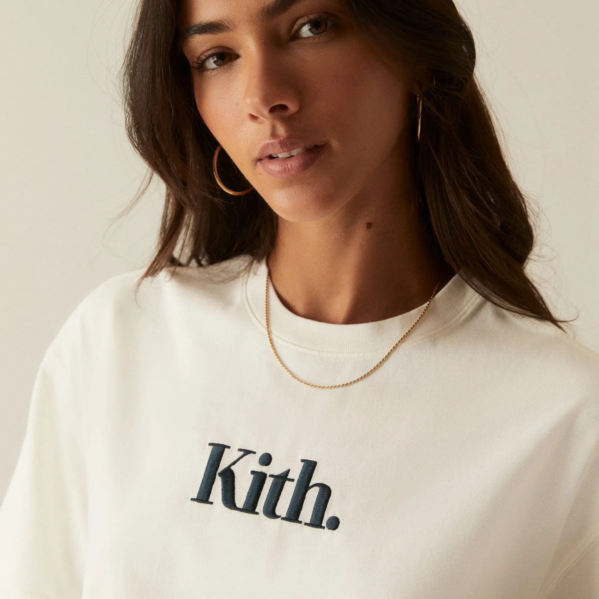 Cheap Kith Women Vintage Punctuated Logo Tee Nano