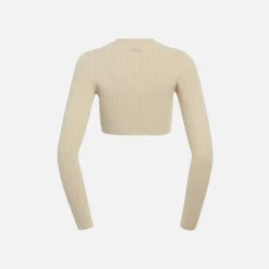 Cheap Kith Women Yvette Ii Cropped Cardigan Canvas