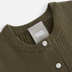 Hot Kith Women Yvette Ii Cropped Cardigan Moss