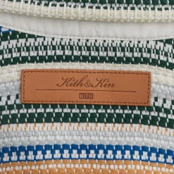 Discount Kith Woven Stripe Coaches Jacket Current