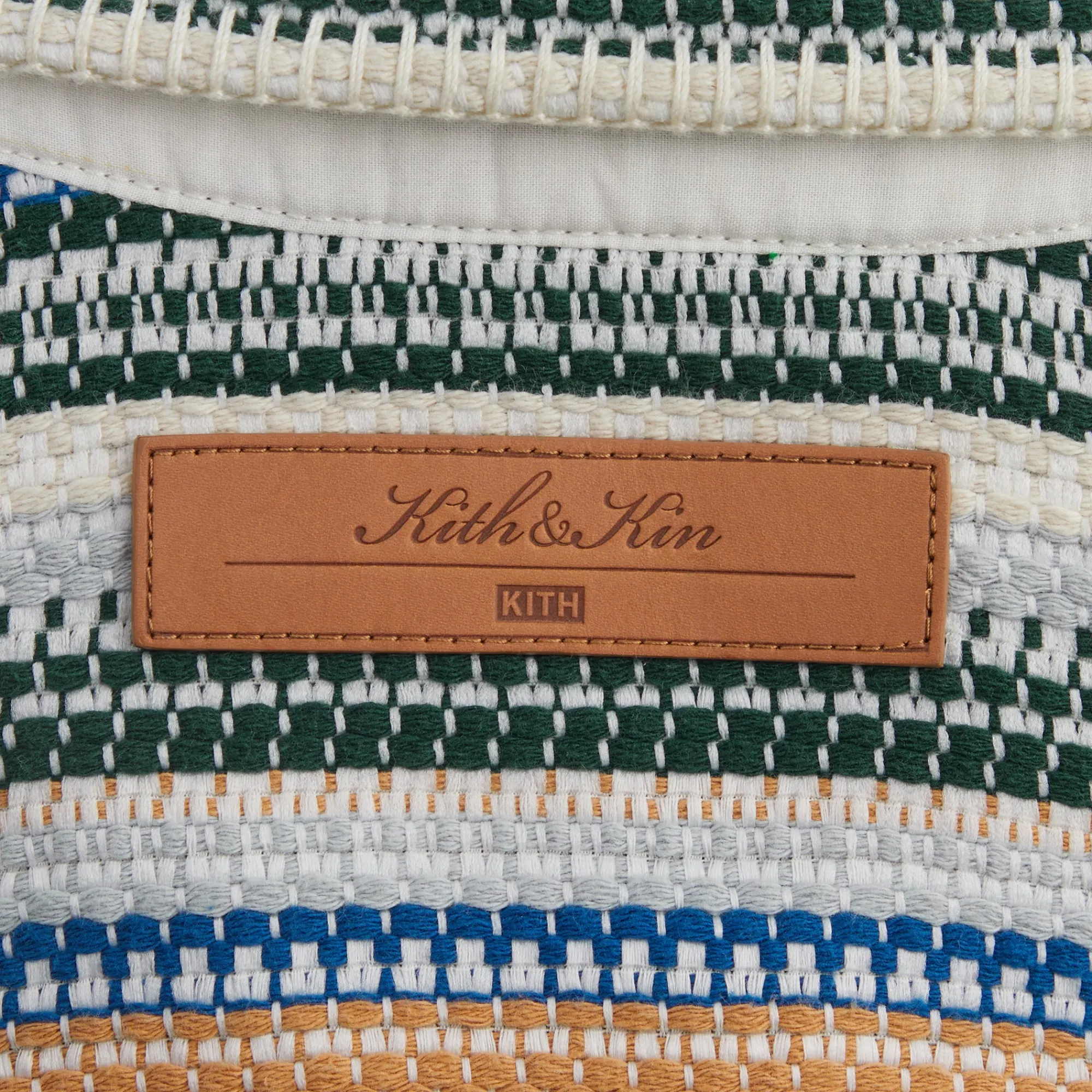 Discount Kith Woven Stripe Coaches Jacket Current