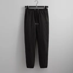 Flash Sale Kith Wrinkle Nylon Calvert Jogger Black