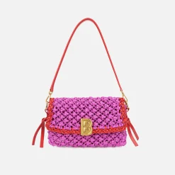 Flash Sale Brandon Blackwood Knitted Nia Bag Pink