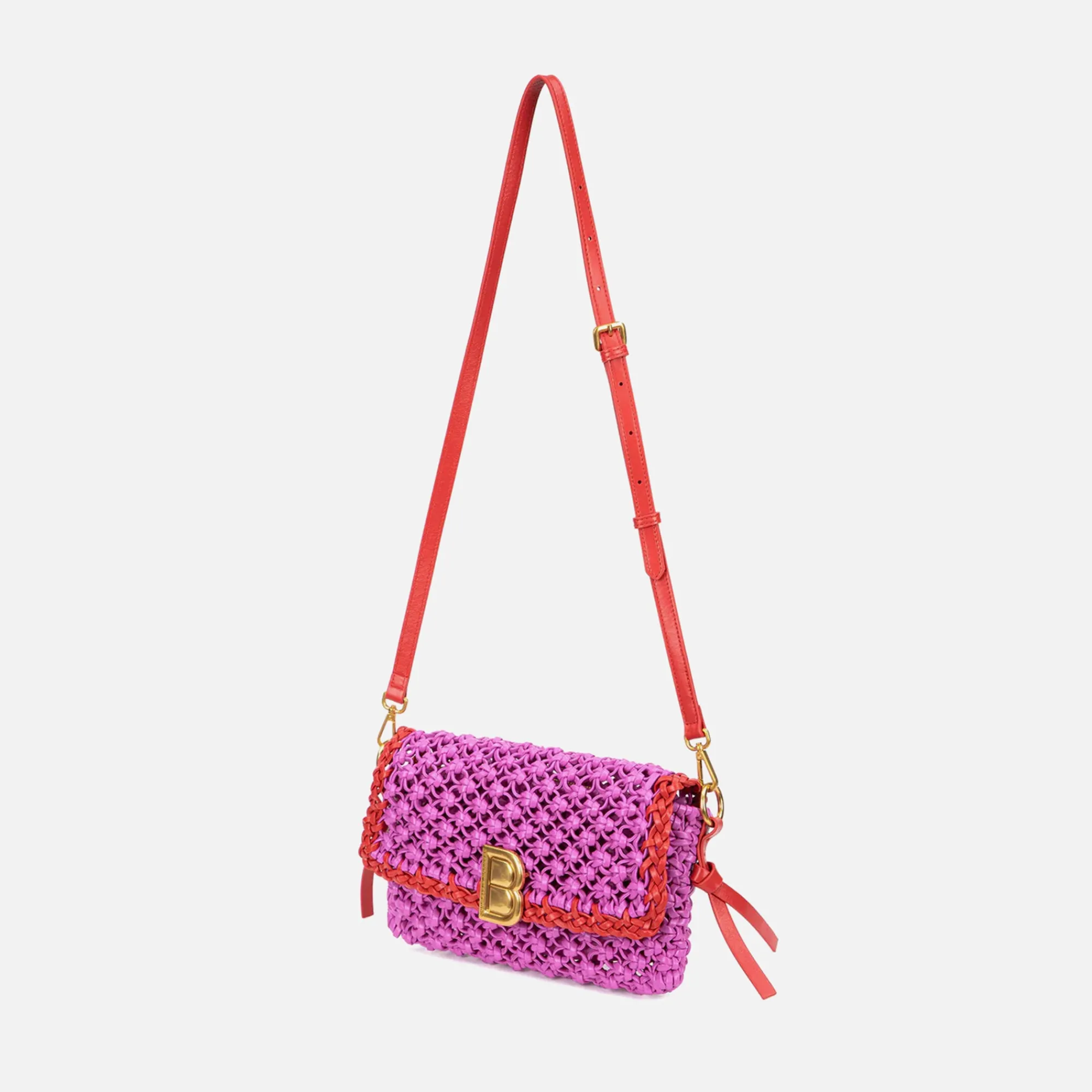 Flash Sale Brandon Blackwood Knitted Nia Bag Pink