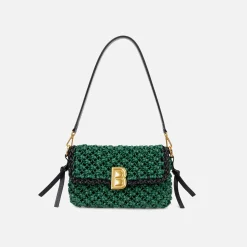 Cheap Brandon Blackwood Knitted Nia Bag Green