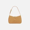 Flash Sale Saint Laurent Le 5A7 Hobo Bag Suede Sable