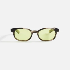 Cheap Flatlist Le Bucheron Grey Havana Sunglasses Solid Neon Lens