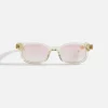Clearance Flatlist Le Bucheron Sunglasses Crystal Yellow / Pink Gradient