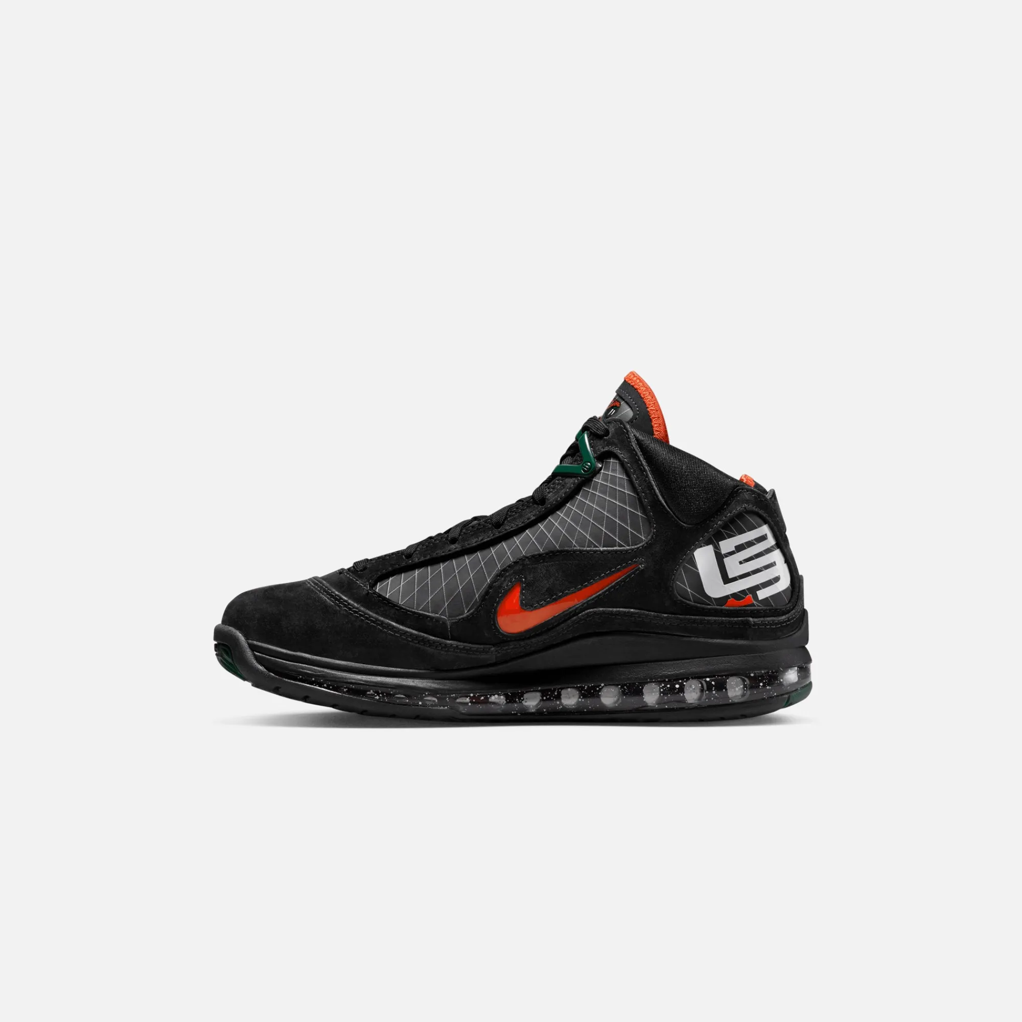 Sale Nike Lebron Vii Black / Team Orange / Gorge Green / White