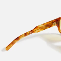 Cheap Flatlist Lefty Fancy Amber Tortoise Sunglasses Amber Gradient