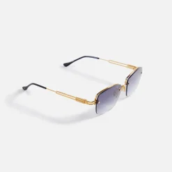 Cheap Vintage Frames L'Enfant 24Kt Gold Terrible Asphalt Gradient Grey
