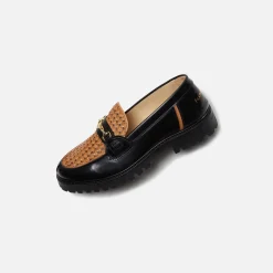 Hot Filling Pieces Loafer Cane Black