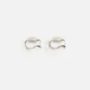 Sale Coperni Logo Earring Silver