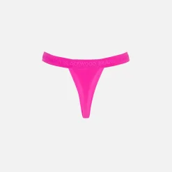 Sale Brandon Blackwood Logo Swim Thong Hot Pink