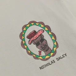 Shop Nicholas Daley Long Sleeve Calypso Tee Washed Green