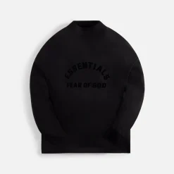Flash Sale Essentials Long Sleeve Tee Black